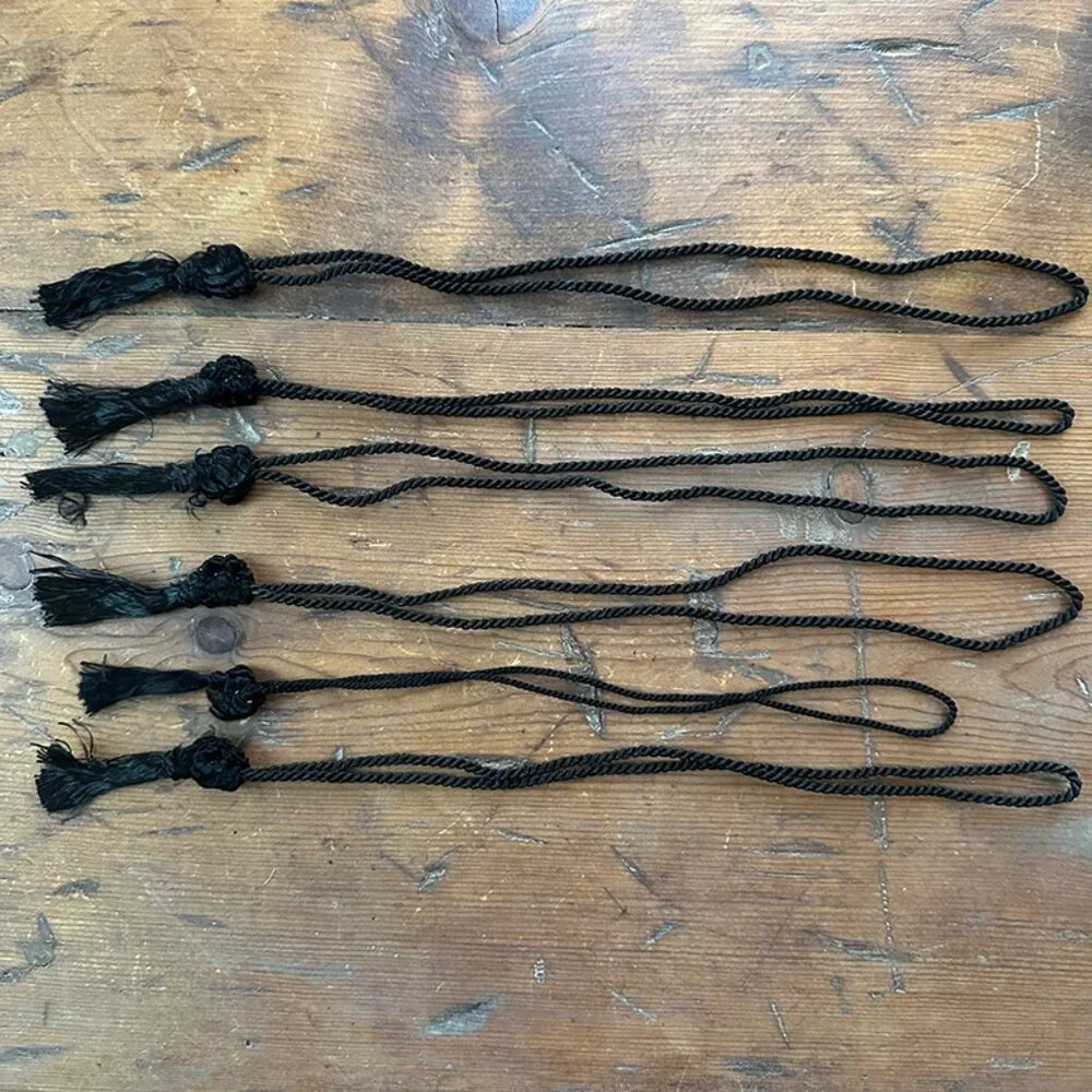 Decorative Black Tassels Art Design Supplies